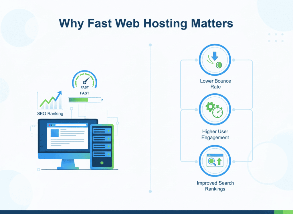 website speed impact on small business hosting UAE