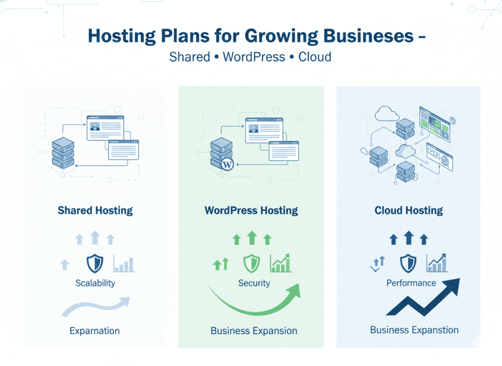 hosting plans for small businesses UAE shared wordpress cloud