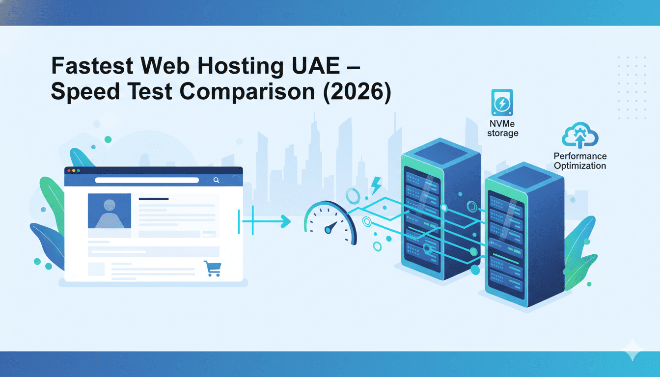 fastest web hosting UAE speed performance infrastructure