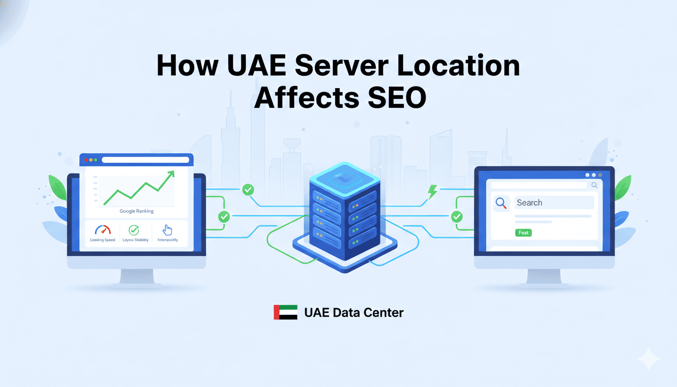 UAE server location improving SEO speed and rankings