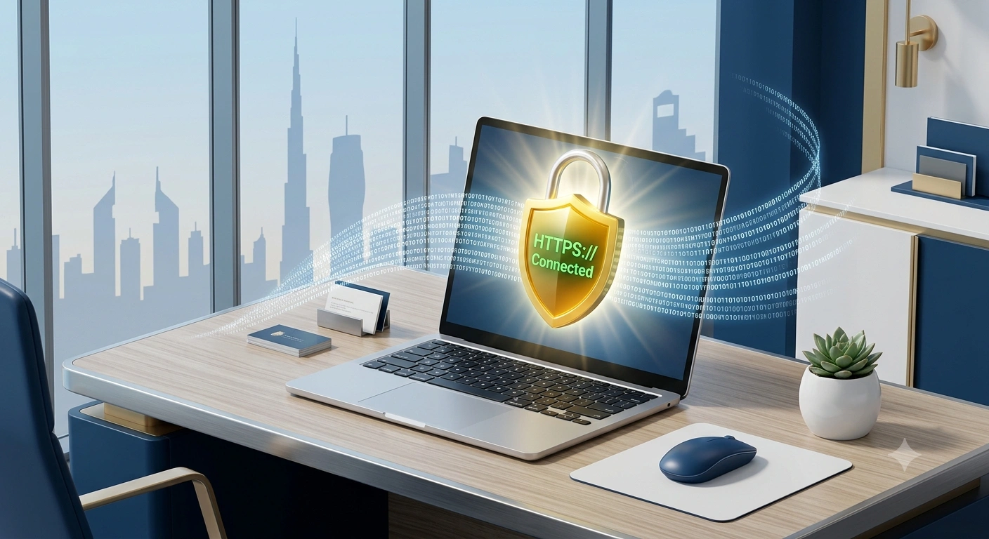 Website not secure warning UAE