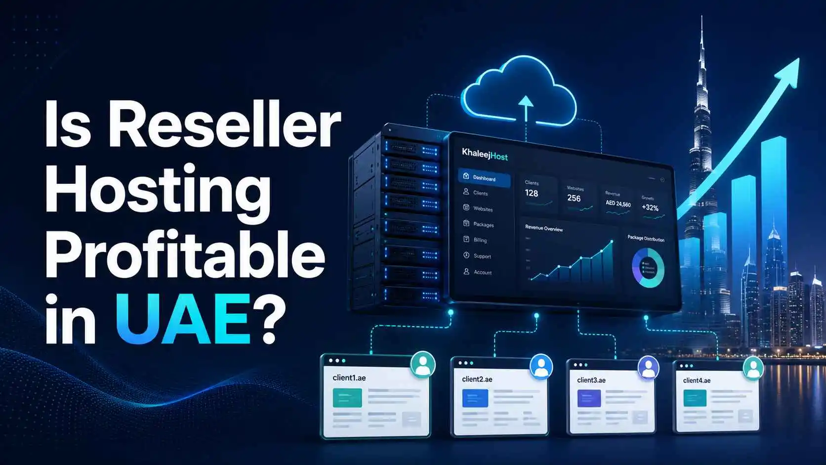 Reseller hosting profitability in UAE for agencies, developers, and entrepreneurs
